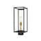 Z-Lite Dunbroch 1 Light Outdoor Post Mount Fixture, Deep Bronze + Outdoor Brass & Clear 584PHMS-DBZ-OBS - alternate 2